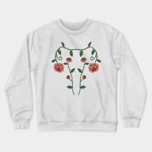 Flower uterus Crewneck Sweatshirt